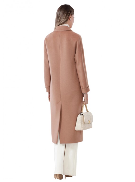 А-2666 Стильное двубортное пальто oversize